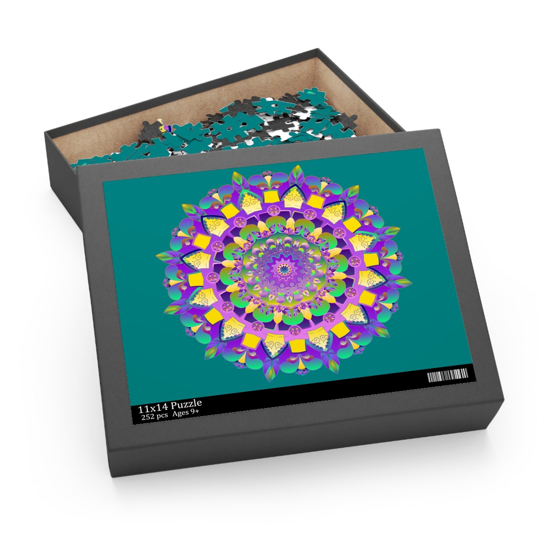 Mandala Art Puzzle - 252/500 Pieces - Colorful & Intricate Puzzle - Blululi