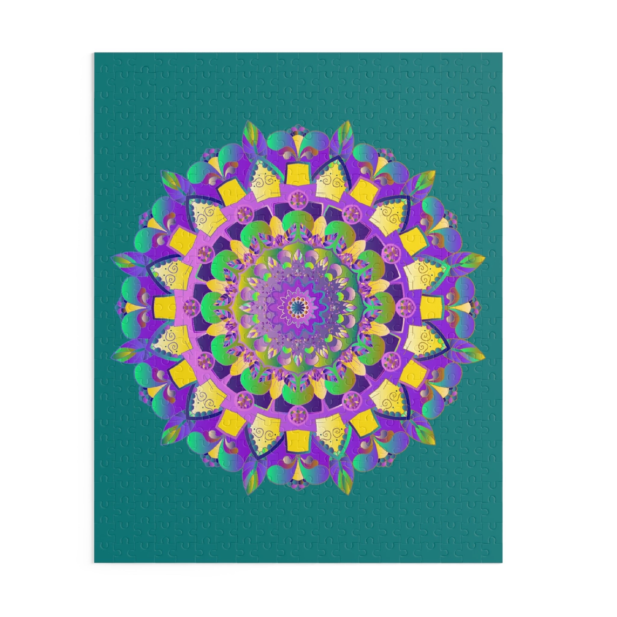 Mandala Art Puzzle - 252/500 Pieces - Colorful & Intricate Puzzle - Blululi