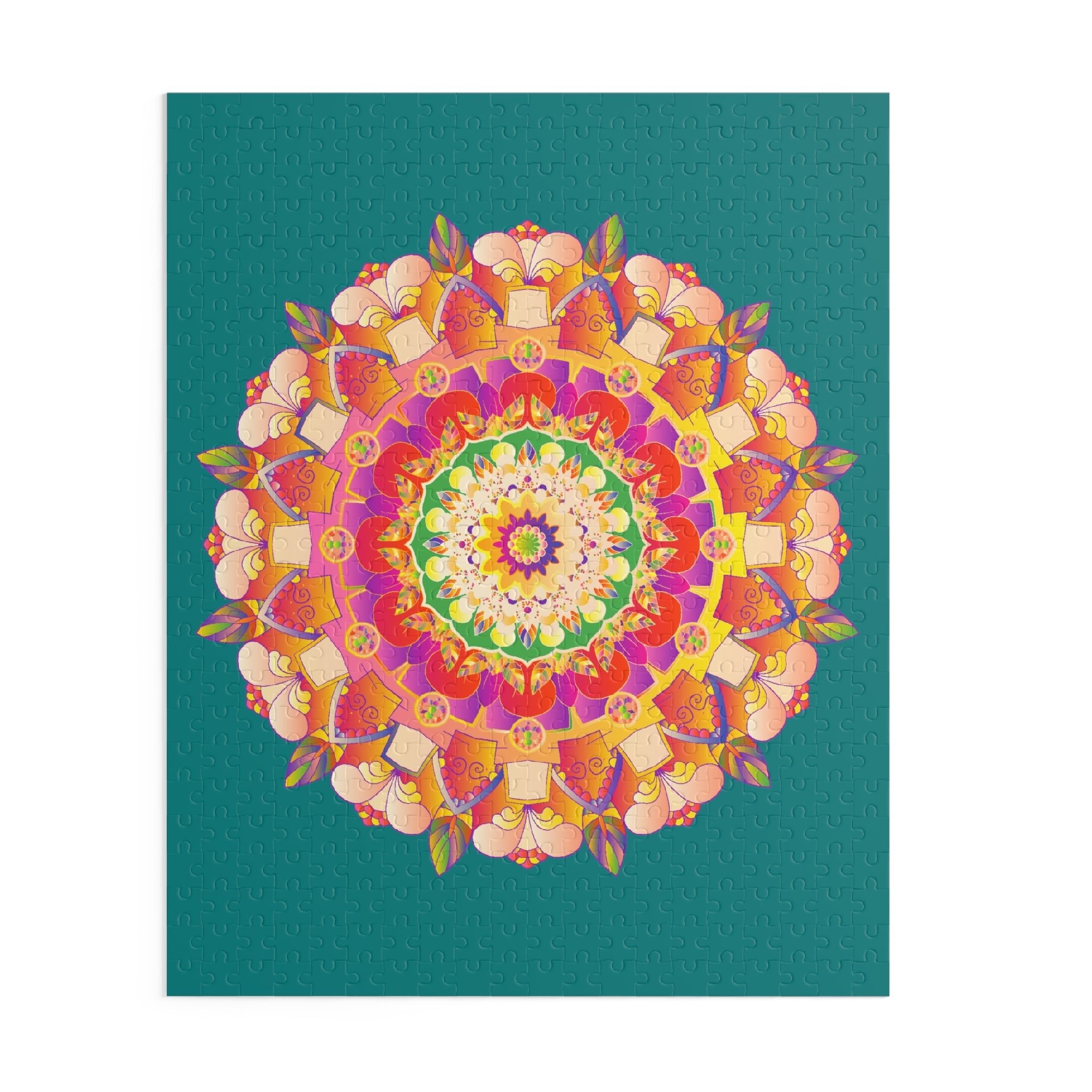 Mandala Art Puzzle - Colorful & Intricate - 252/500 Pieces Puzzle - Blululi