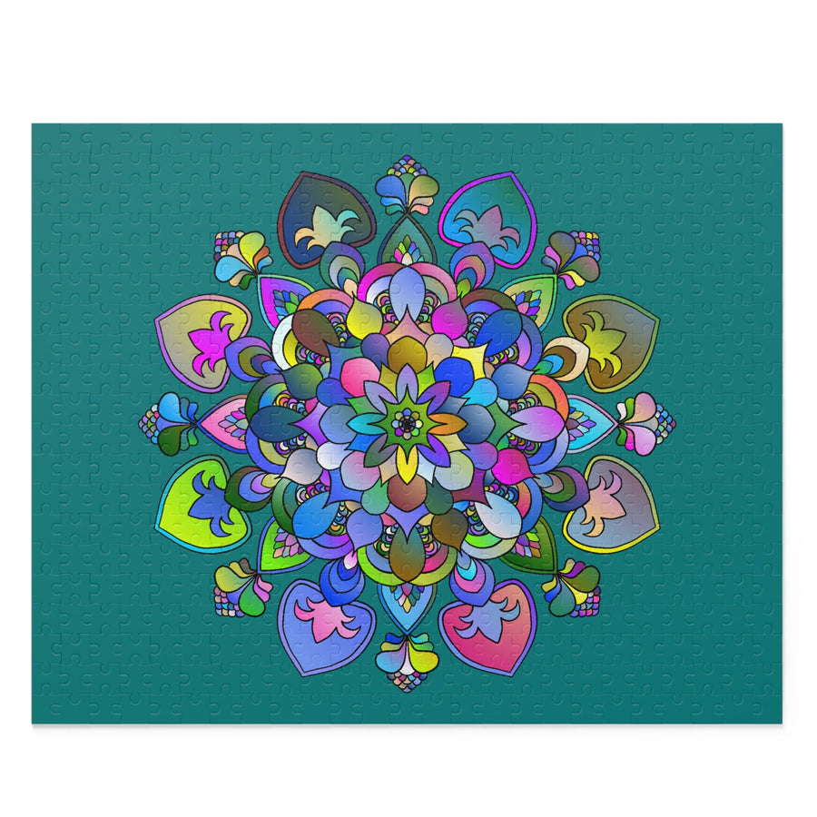 Mandala Art Puzzle - Hand - Drawn, 252/500 Pieces Puzzle - Blululi
