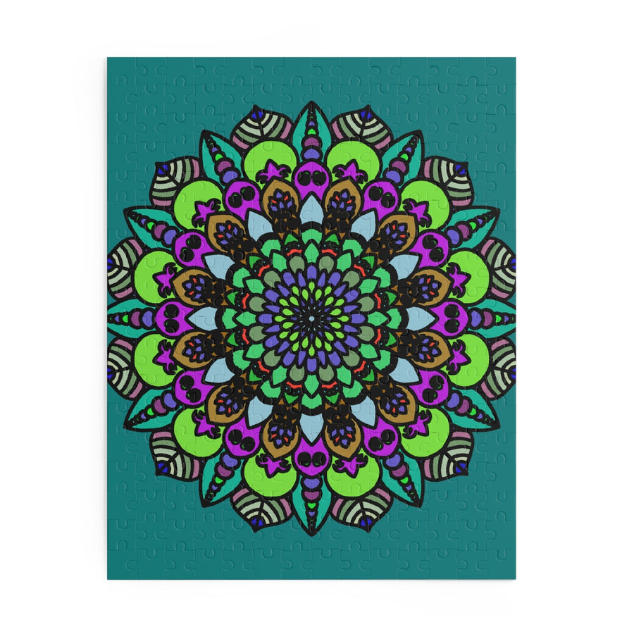 Mandala Art Puzzle - Hand - Drawn Intricate Design Puzzle - Blululi