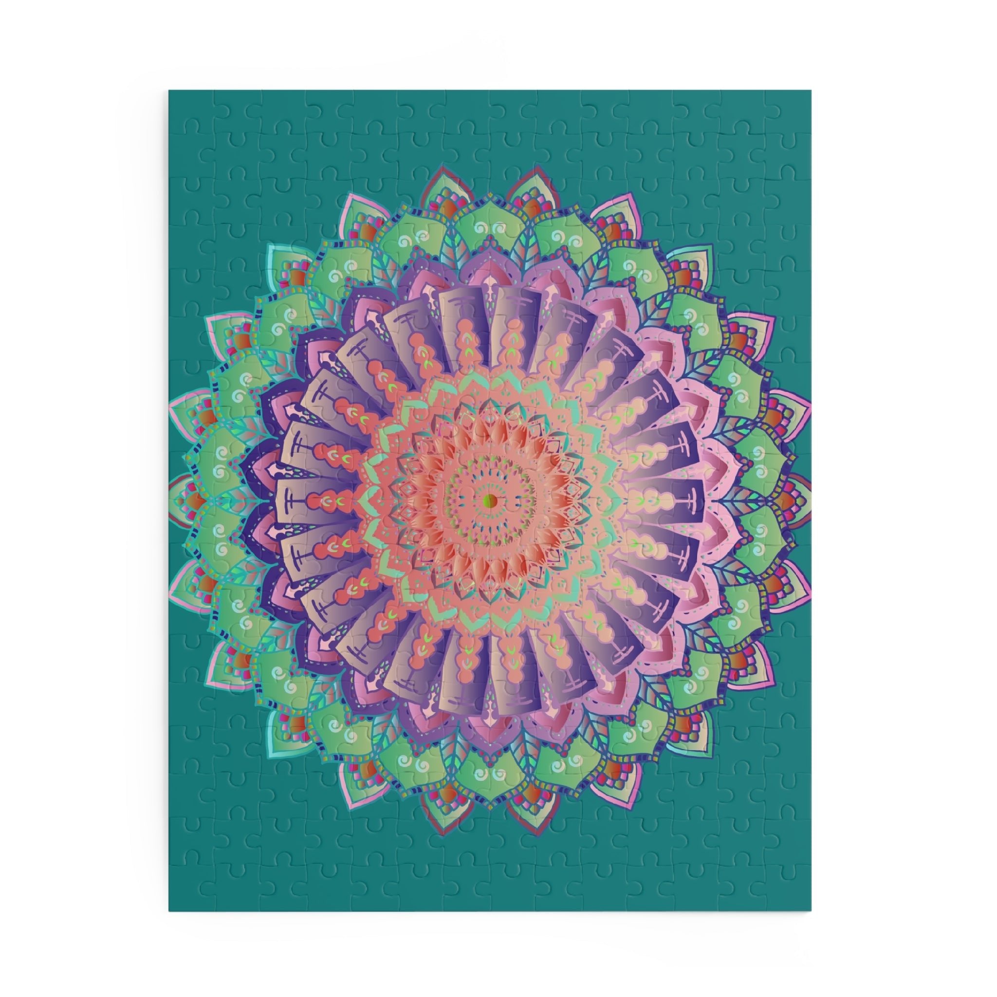 Mandala Art Puzzle - Vibrant & Calming (252/500 Pieces) Puzzle - Blululi