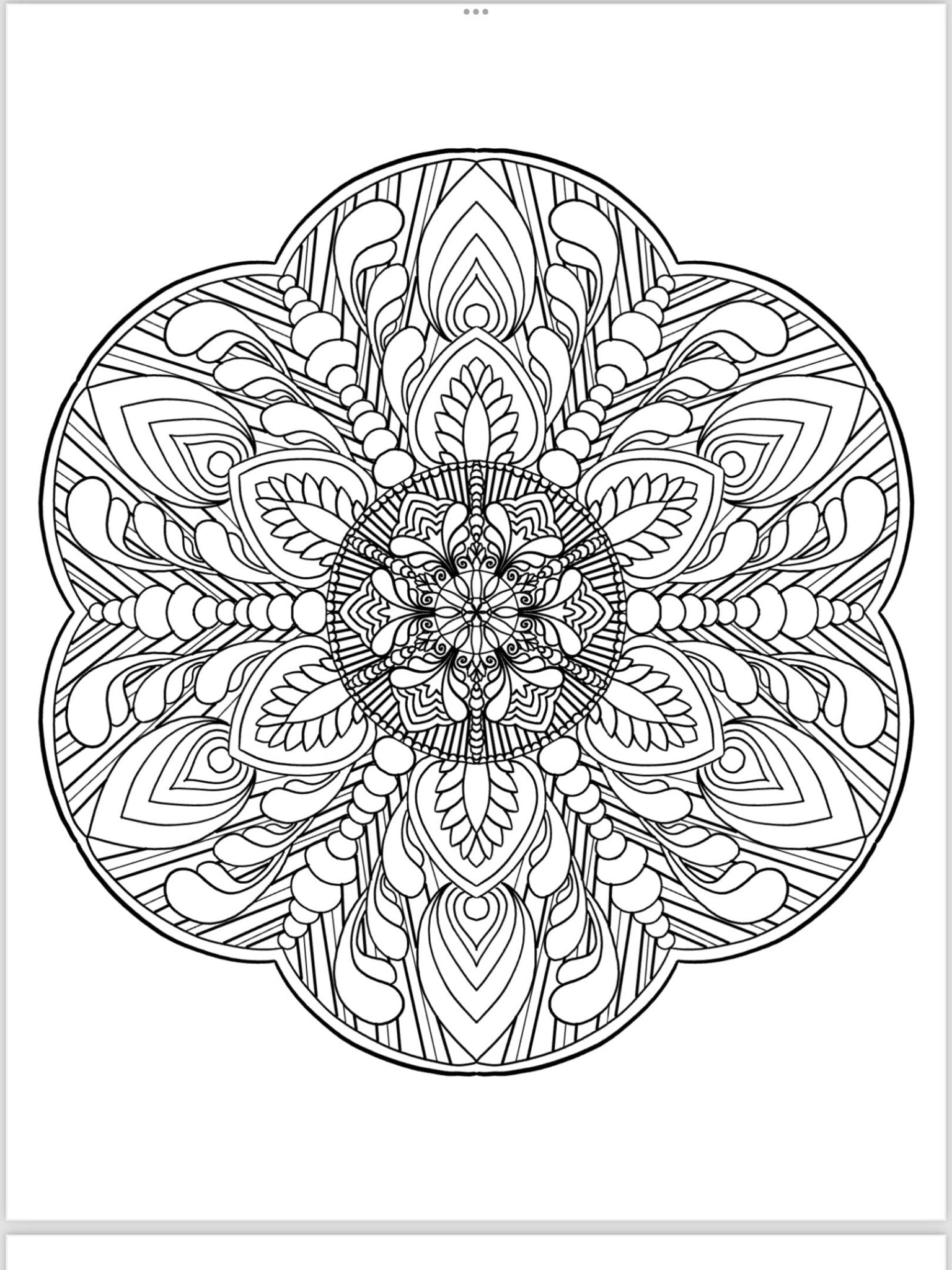 Mandala Coloring Pages - 16 Unique Hand - Drawn Designs digital download - Blululi