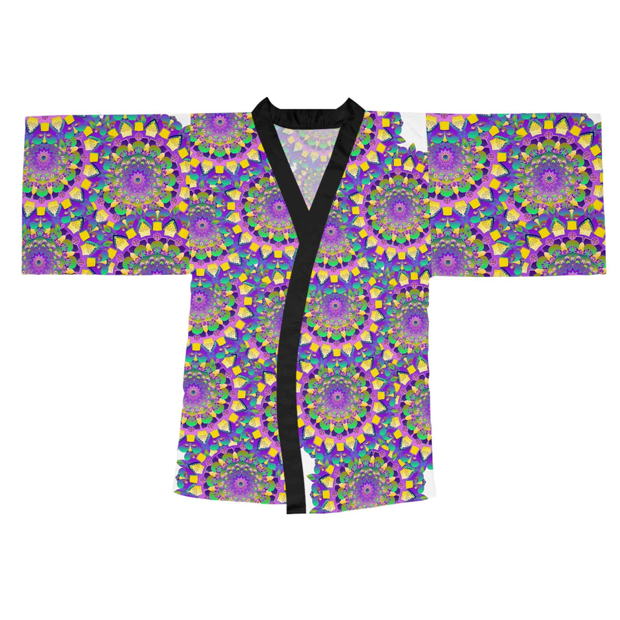 Mandala Kimono Robe - Colorful & Intricate All Over Prints - Blululi