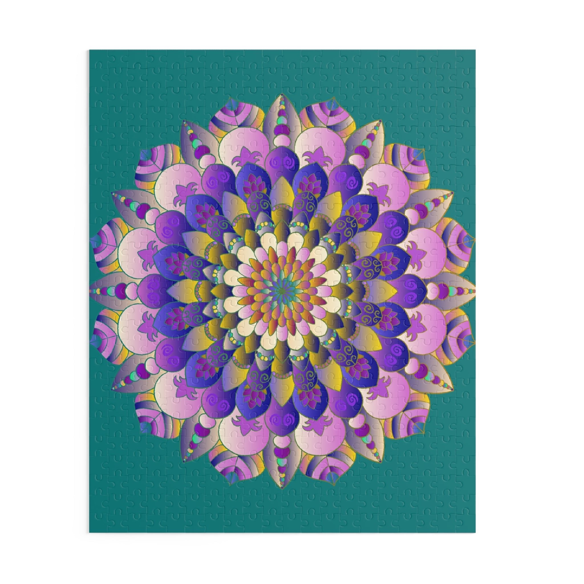 Mandala Peace Puzzle - 252 & 500 Pieces Puzzle - Blululi