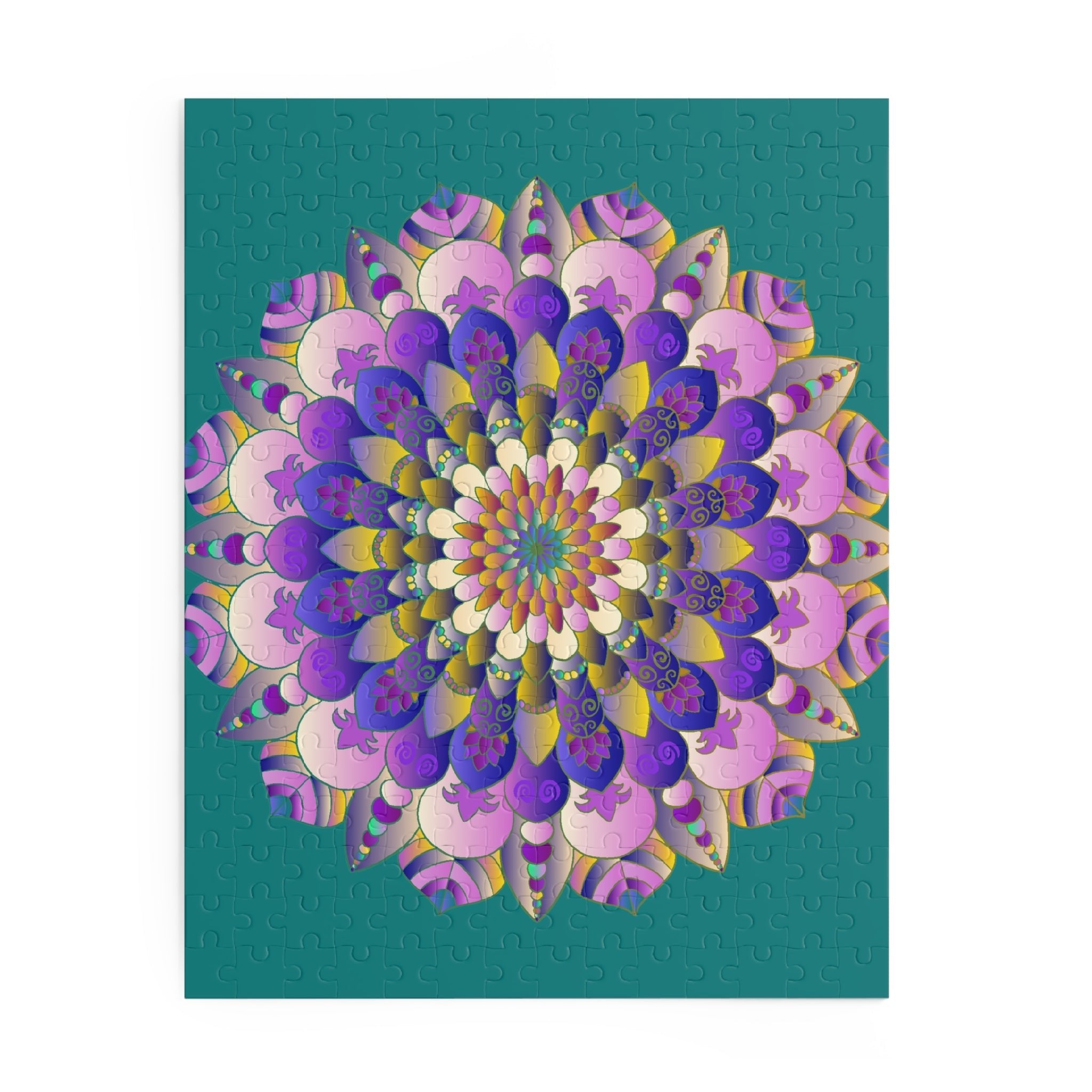 Mandala Peace Puzzle - 252 & 500 Pieces Puzzle - Blululi