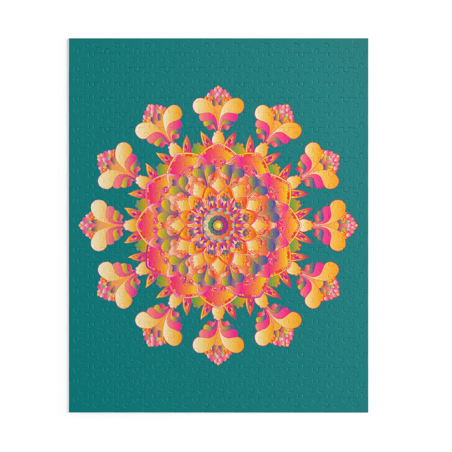 Mandala Puzzle - Colorful Art, 252 & 500 Pieces Puzzle - Blululi