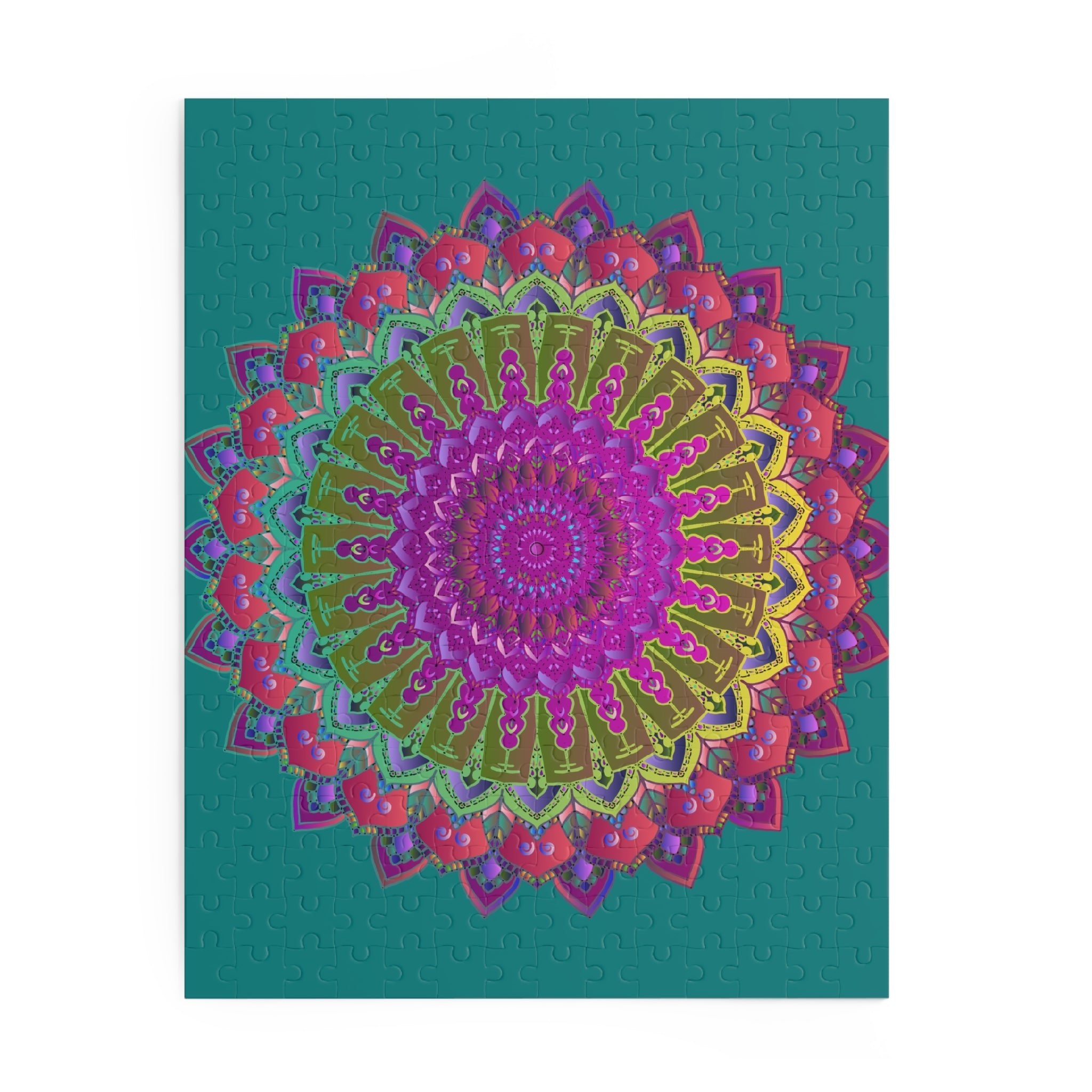Mandala Puzzle: Intricate Art, 252 & 500 Pieces Puzzle - Blululi