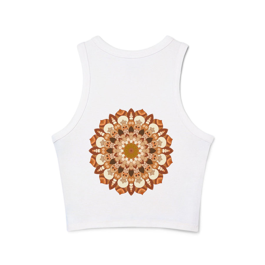Mandala Racer Tank Top - Intricate Art Tank Top - Blululi