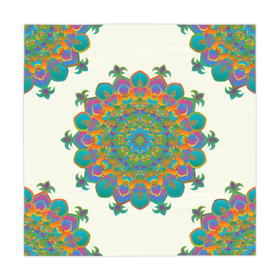 Mandala Tablecloth - Colorful & Intricate Design Home Decor - Blululi