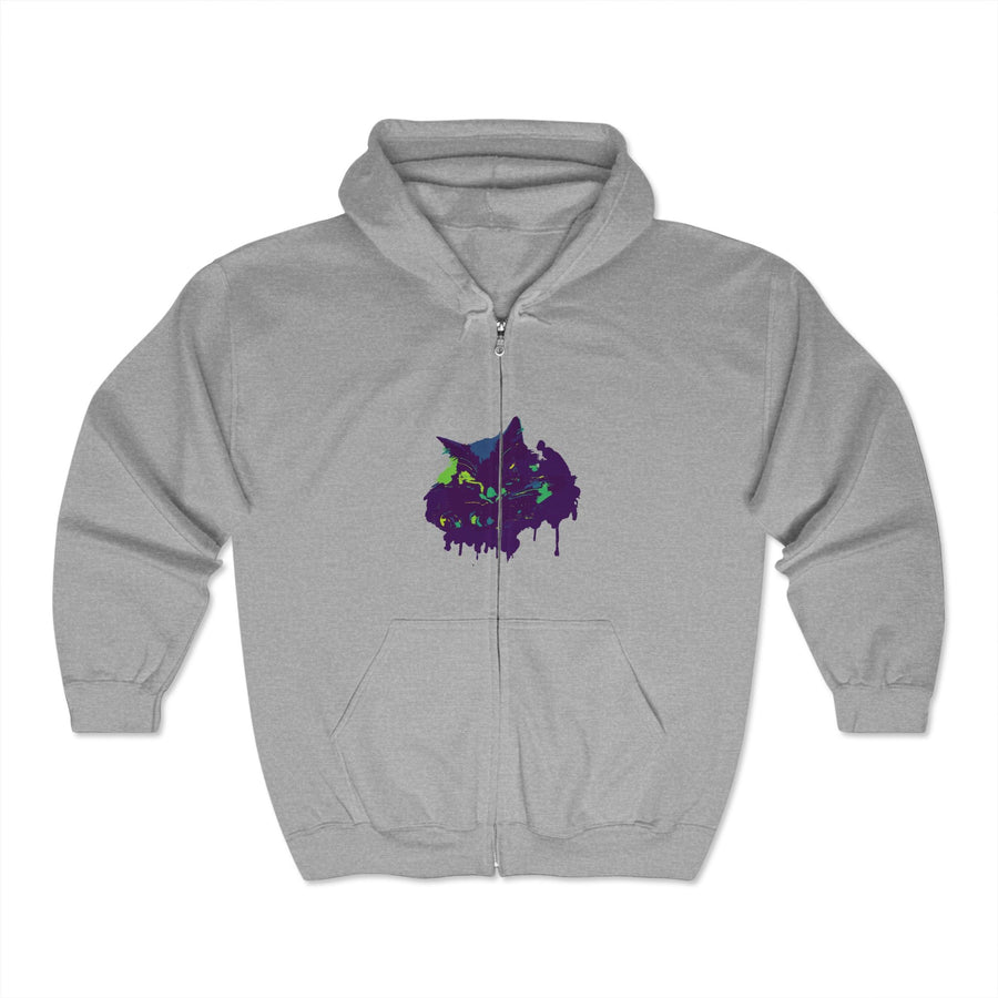 Mystical Black Cat Watercolor Hoodie Hoodie - Blululi
