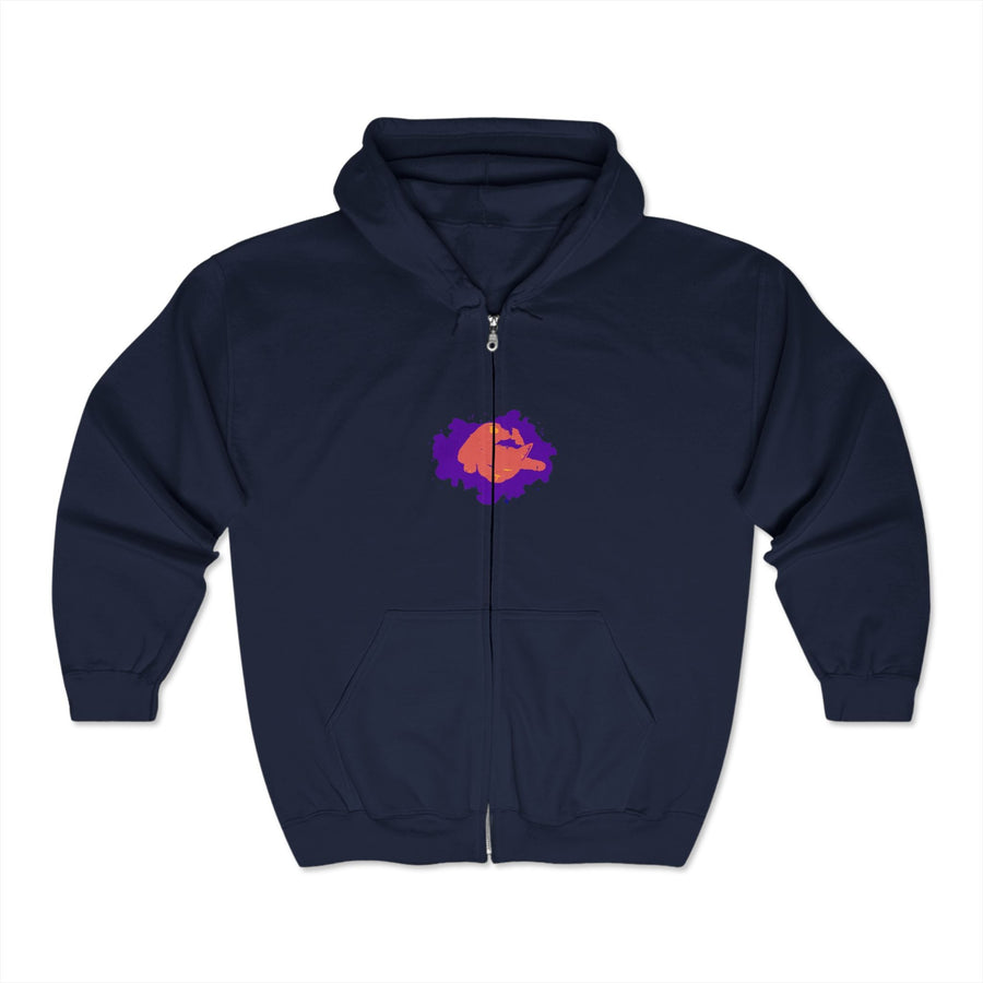 Mystical Cat Watercolor Hoodie Hoodie - Blululi