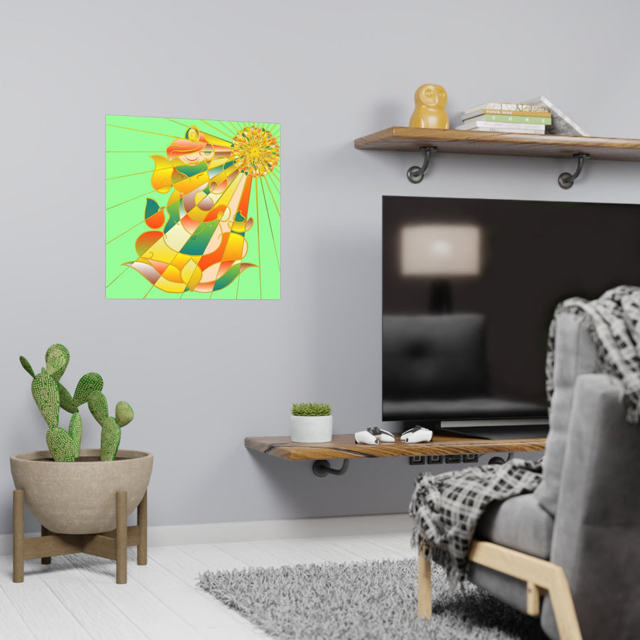 Poster Ganesh Prosperity Mandala Art Poster - Blululi