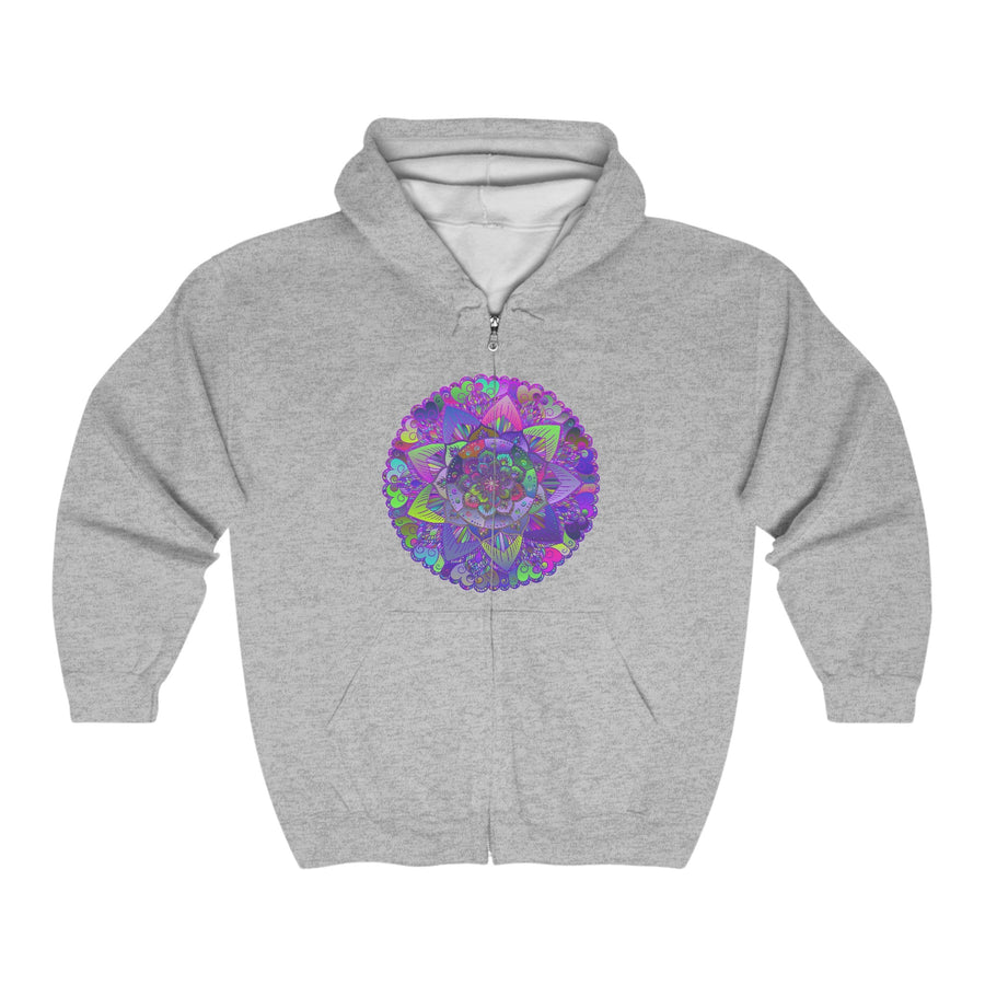 Psychedelic Mandala Hoodie - Colorful & Intricate Hoodie - Blululi