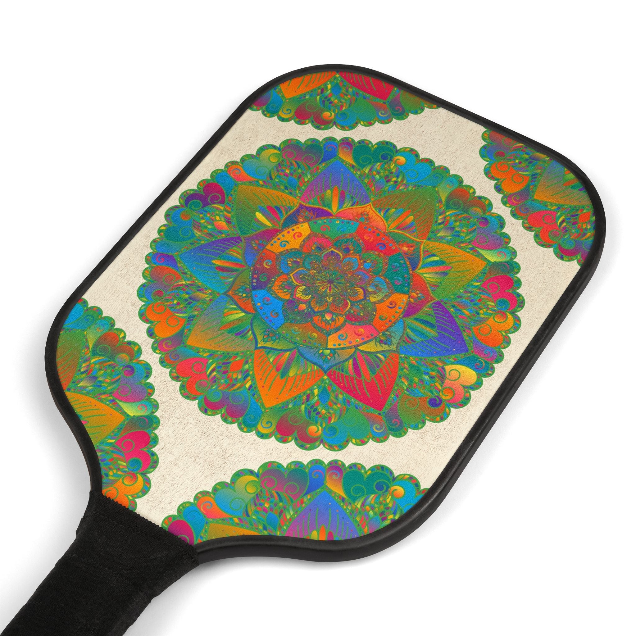 Psychedelic Mandala Pickleball Set Accessories - Blululi