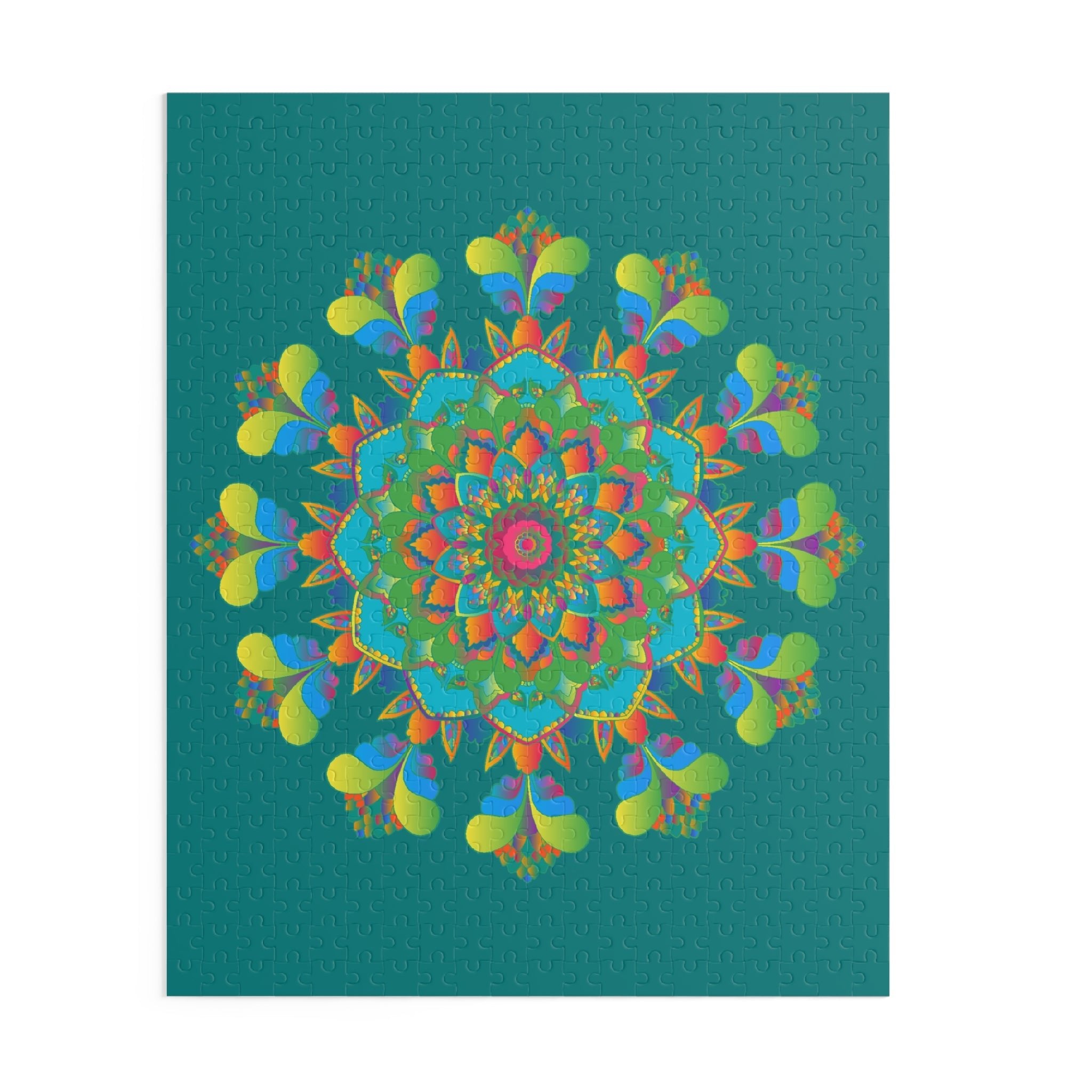 Psychedelic Mandala Puzzle - 252 & 500 Pieces Puzzle - Blululi