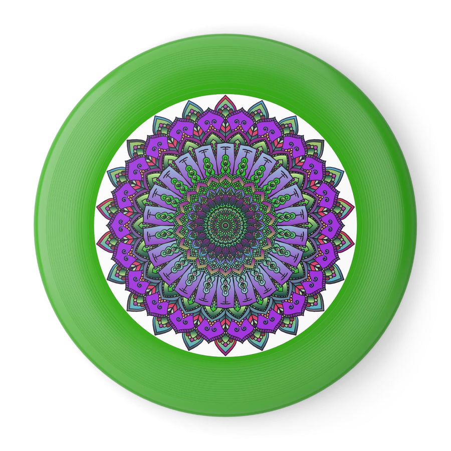 Purple Mandala Frisbee: Unique Disc Art Accessories - Blululi