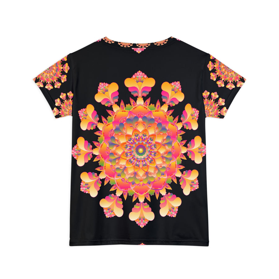 Rainbow Mandala Women's T-Shirt - Colorful Design All Over Prints - Blululi