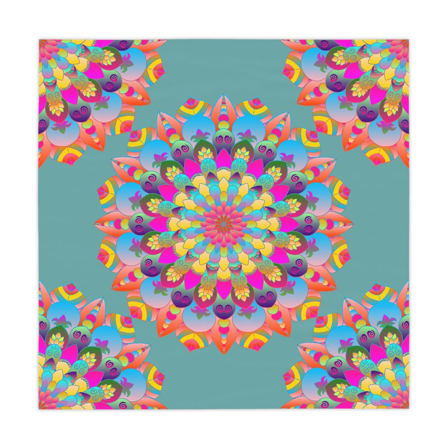 Sage Green Mandala Tablecloth - Boho Decor Home Decor - Blululi