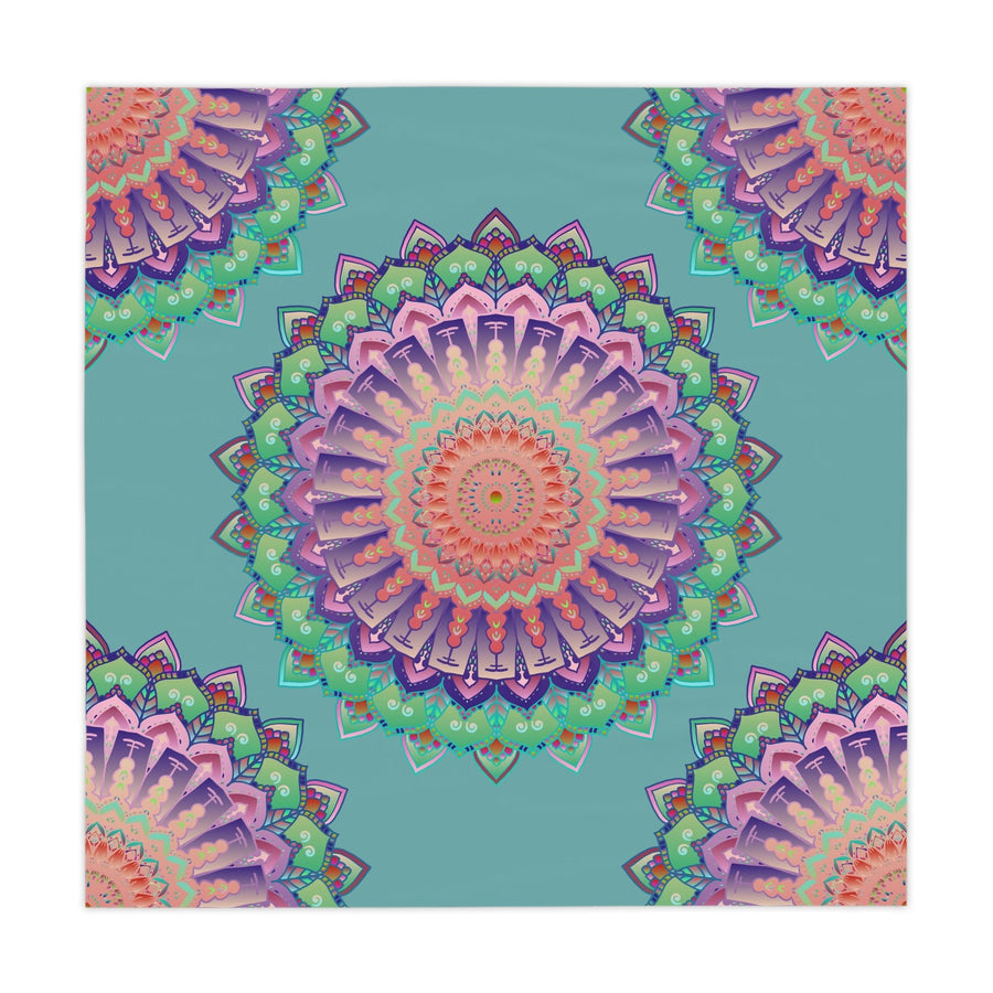 Sage Green Mandala Tablecloth - Boho Decor Home Decor - Blululi