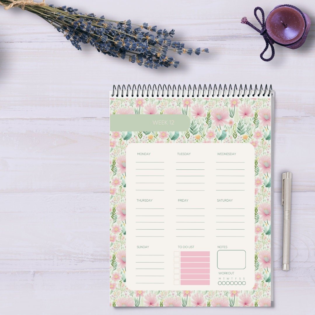Task Management 2026: Seasonal Planner - Printable PDF digital download - Blululi