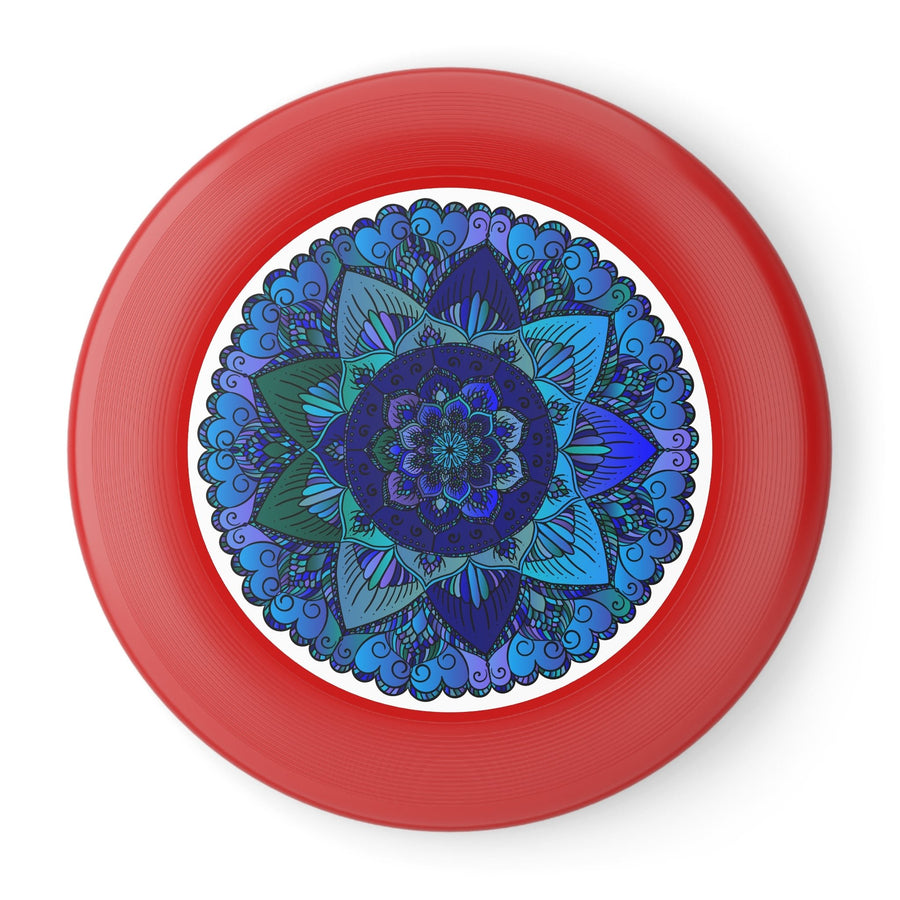 Teal & Purple Mandala Frisbee Disc Accessories - Blululi