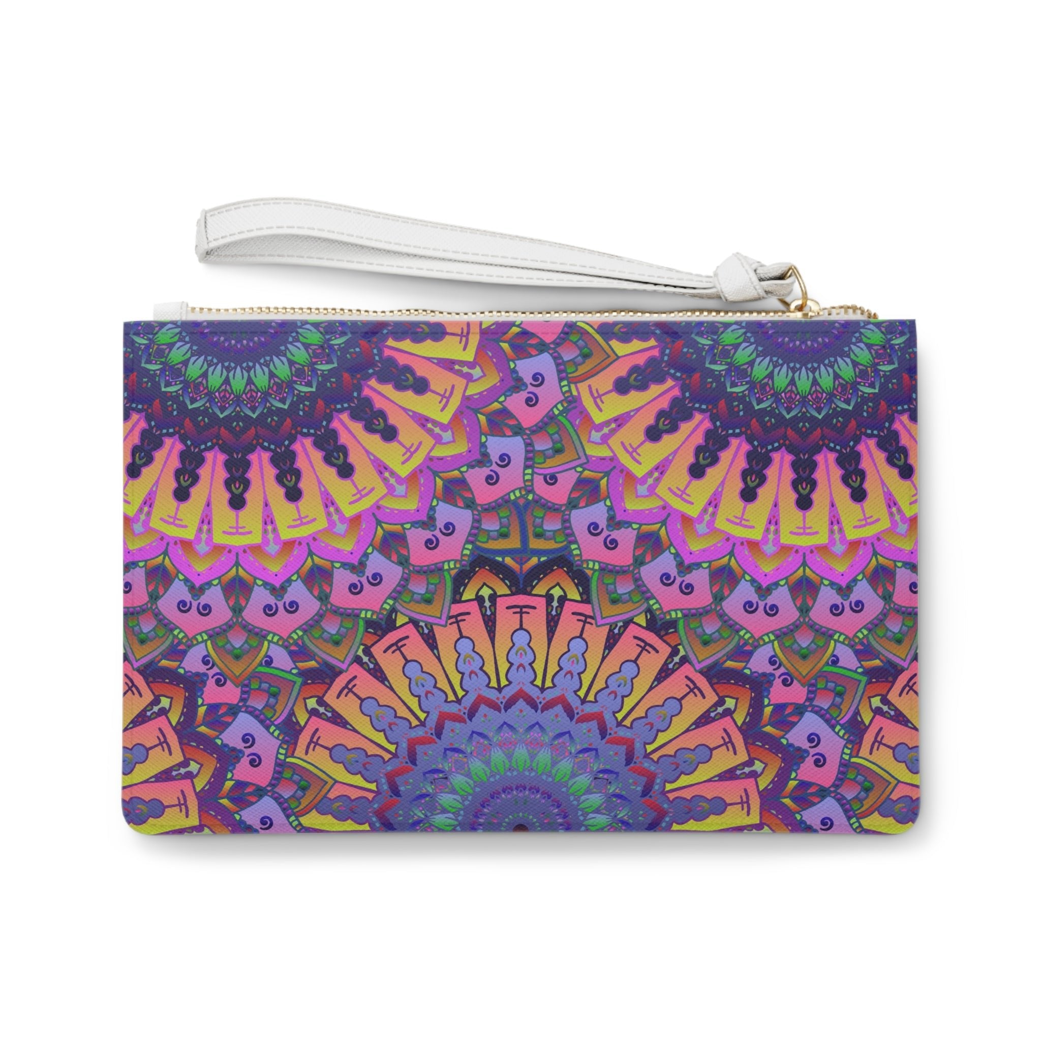 Vibrant Mandala Clutch Bag Bags - Blululi