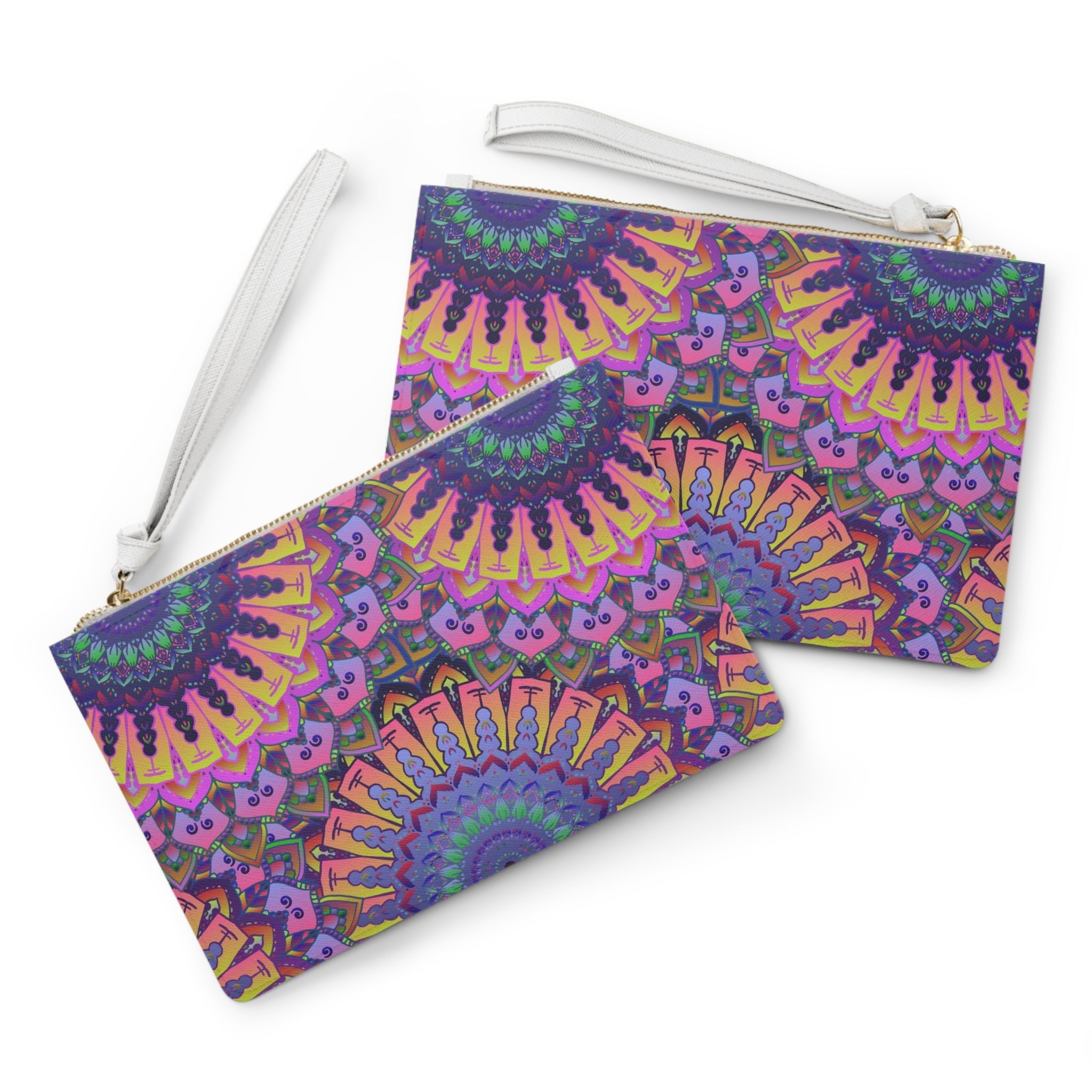 Vibrant Mandala Clutch Bag Bags - Blululi