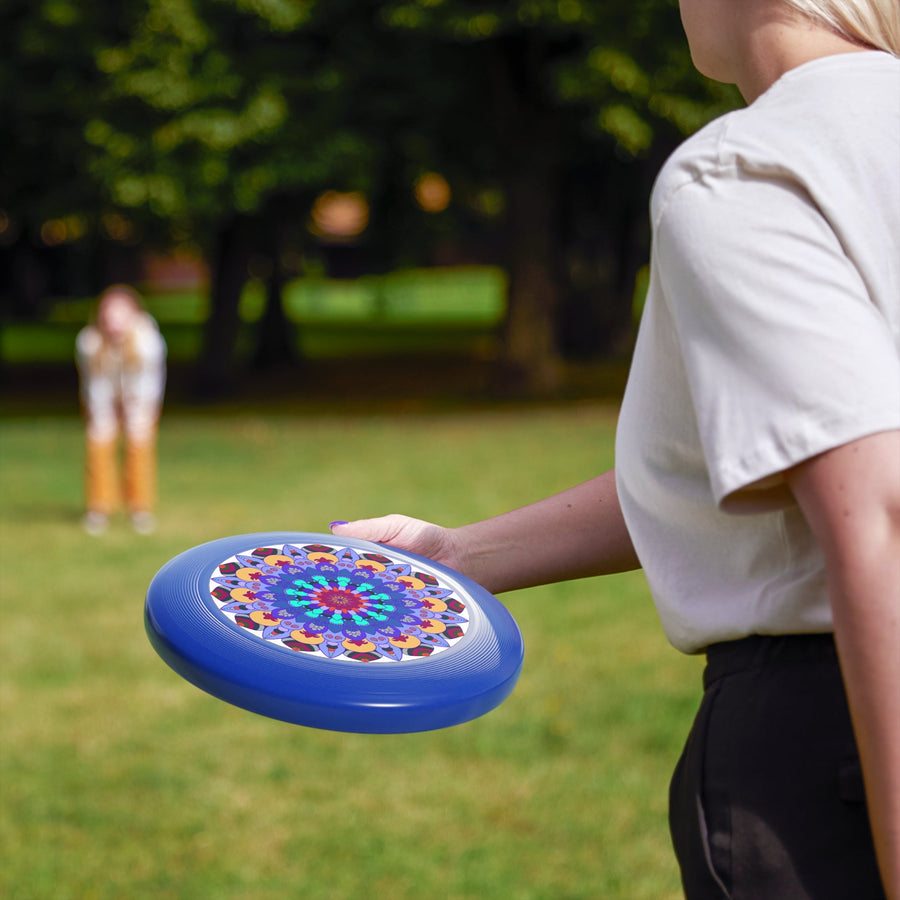 Vibrant Mandala Frisbee: Colorful Art Disc Accessories - Blululi