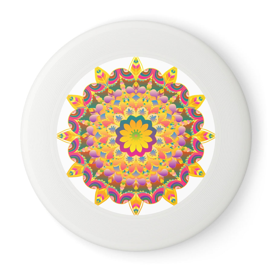 Vibrant Mandala Frisbee: Sunburst Design Accessories - Blululi