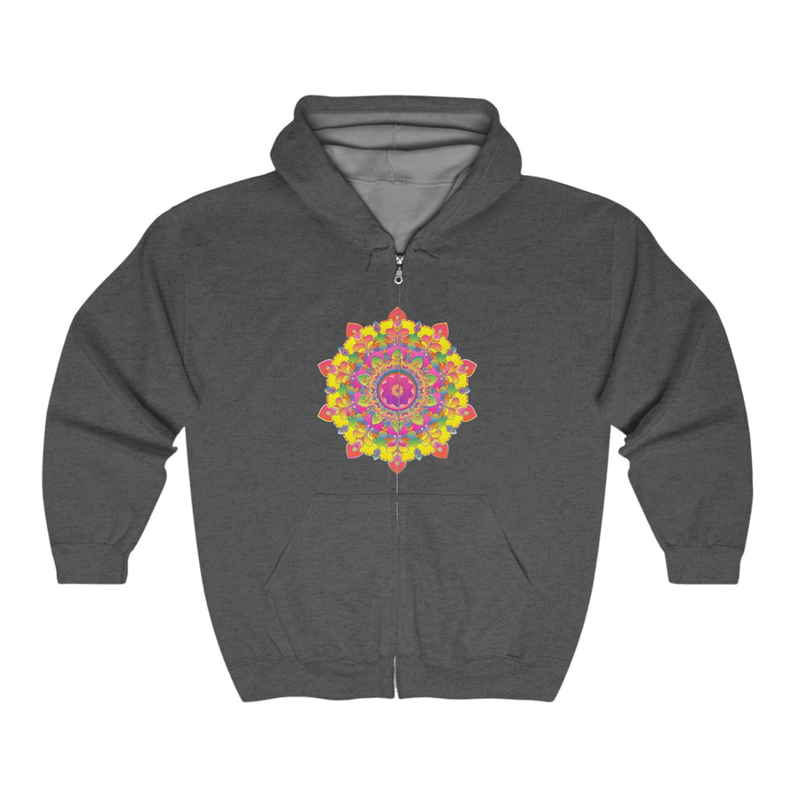 Vibrant Mandala Hoodie - Colorful & Intricate Design Hoodie - Blululi