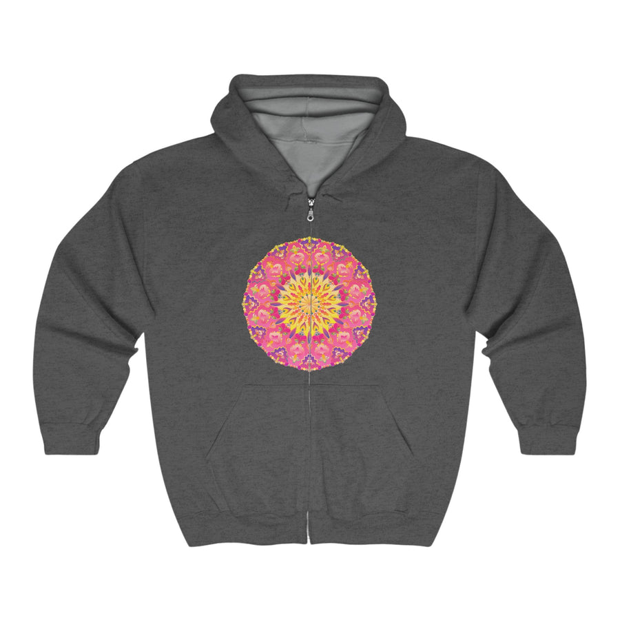 Vibrant Mandala Hoodie - Colorful & Symmetrical Hoodie - Blululi