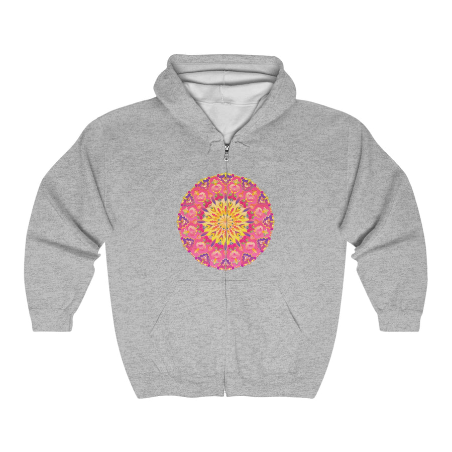 Vibrant Mandala Hoodie - Colorful & Symmetrical Hoodie - Blululi