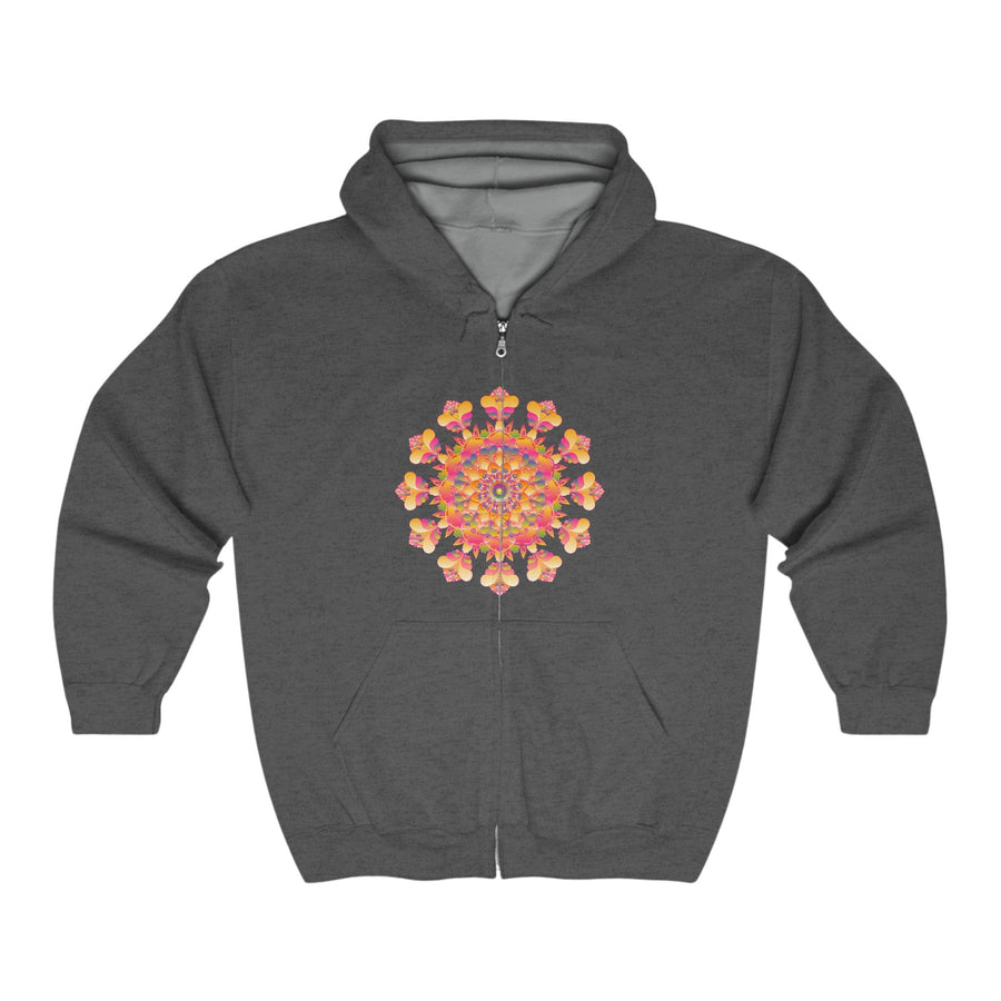 Vibrant Mandala Hoodie - Psychedelic Art Hoodie - Blululi