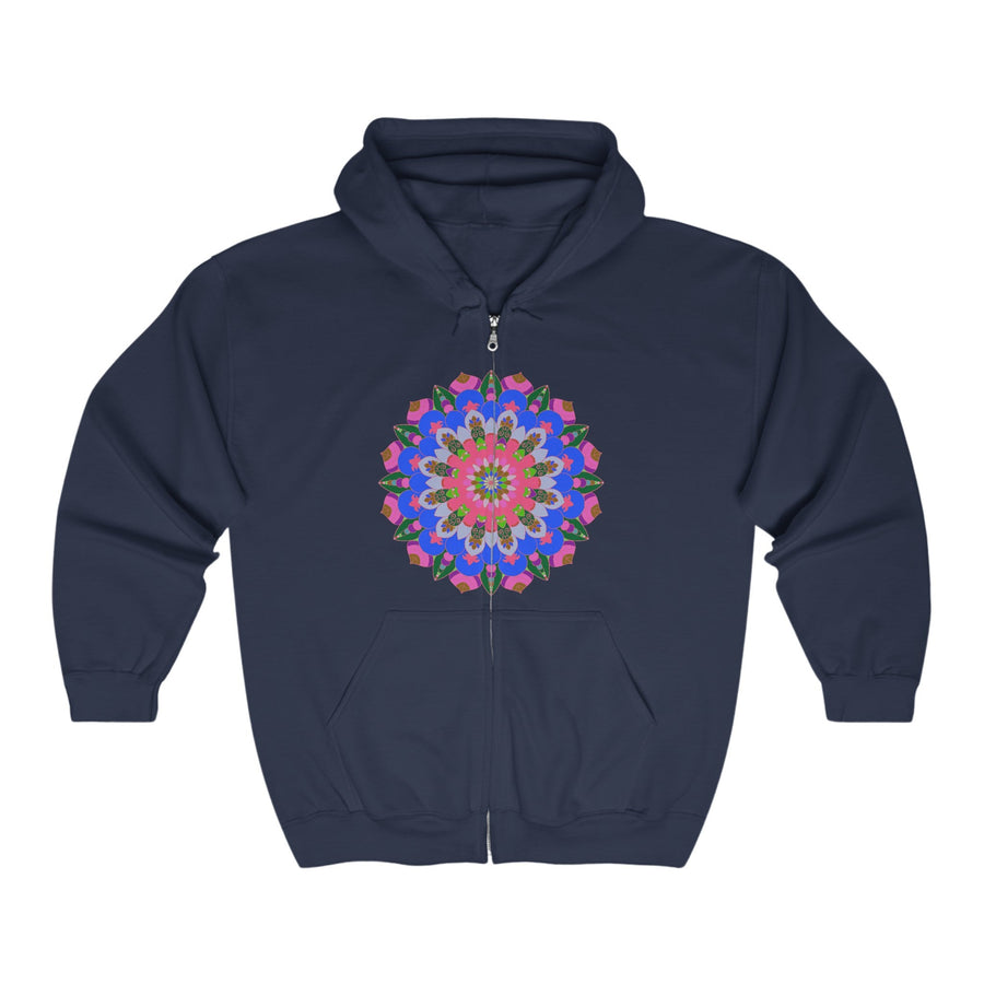 Vibrant Mandala Hoodie - Psychedelic Art Hoodie - Blululi