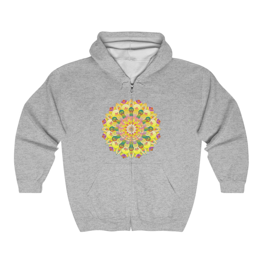 Vibrant Mandala Hoodie - Spiritual Peace & Harmony Hoodie - Blululi
