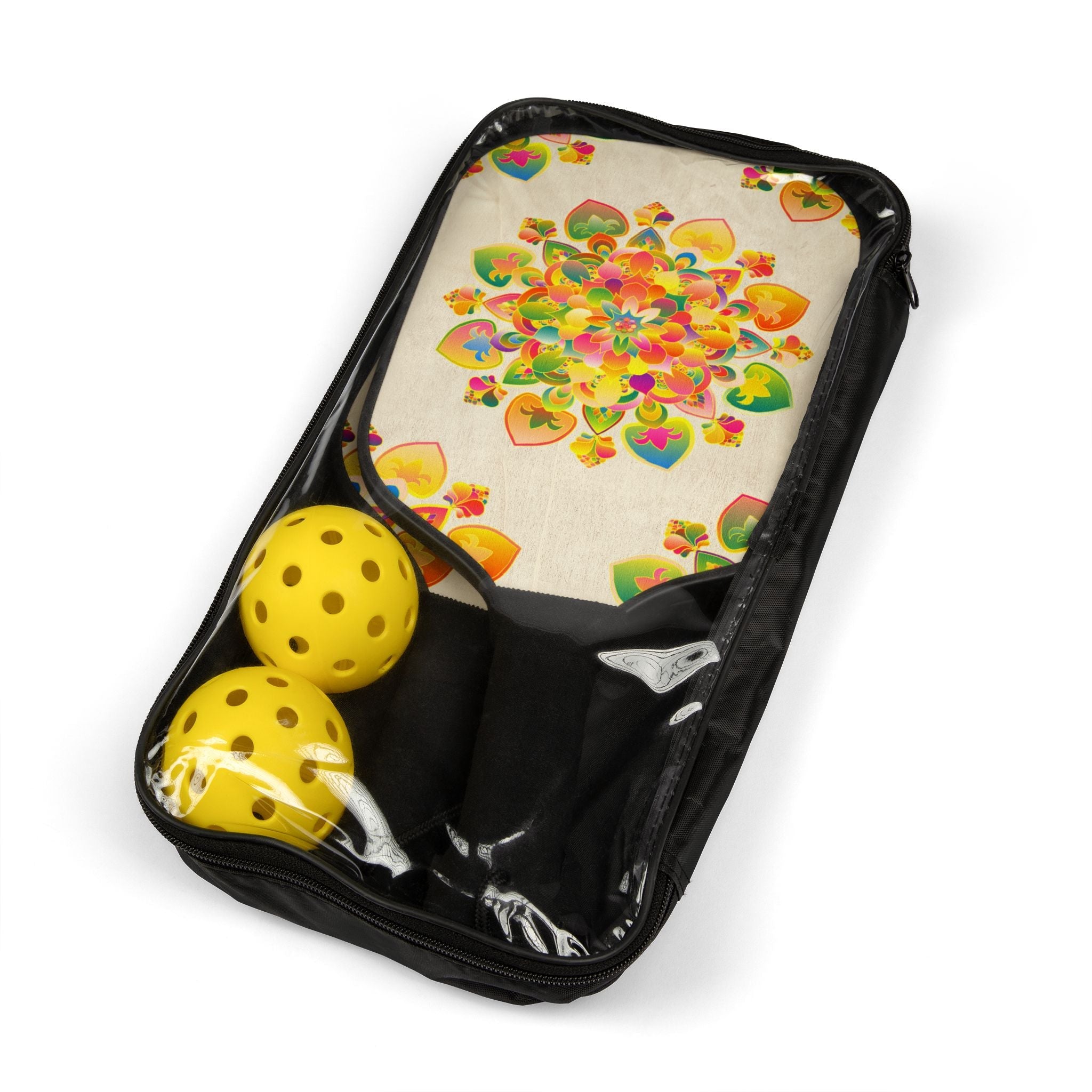 Vibrant Mandala Pickleball Kit Accessories - Blululi
