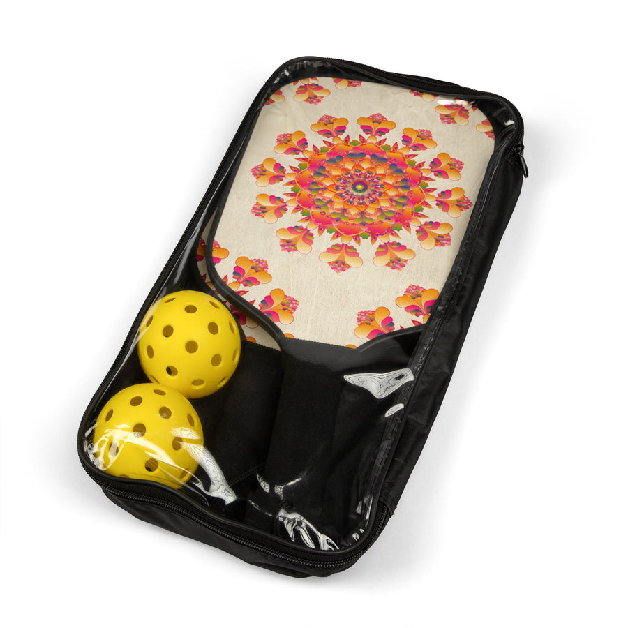 Vibrant Mandala Pickleball Kit Accessories - Blululi