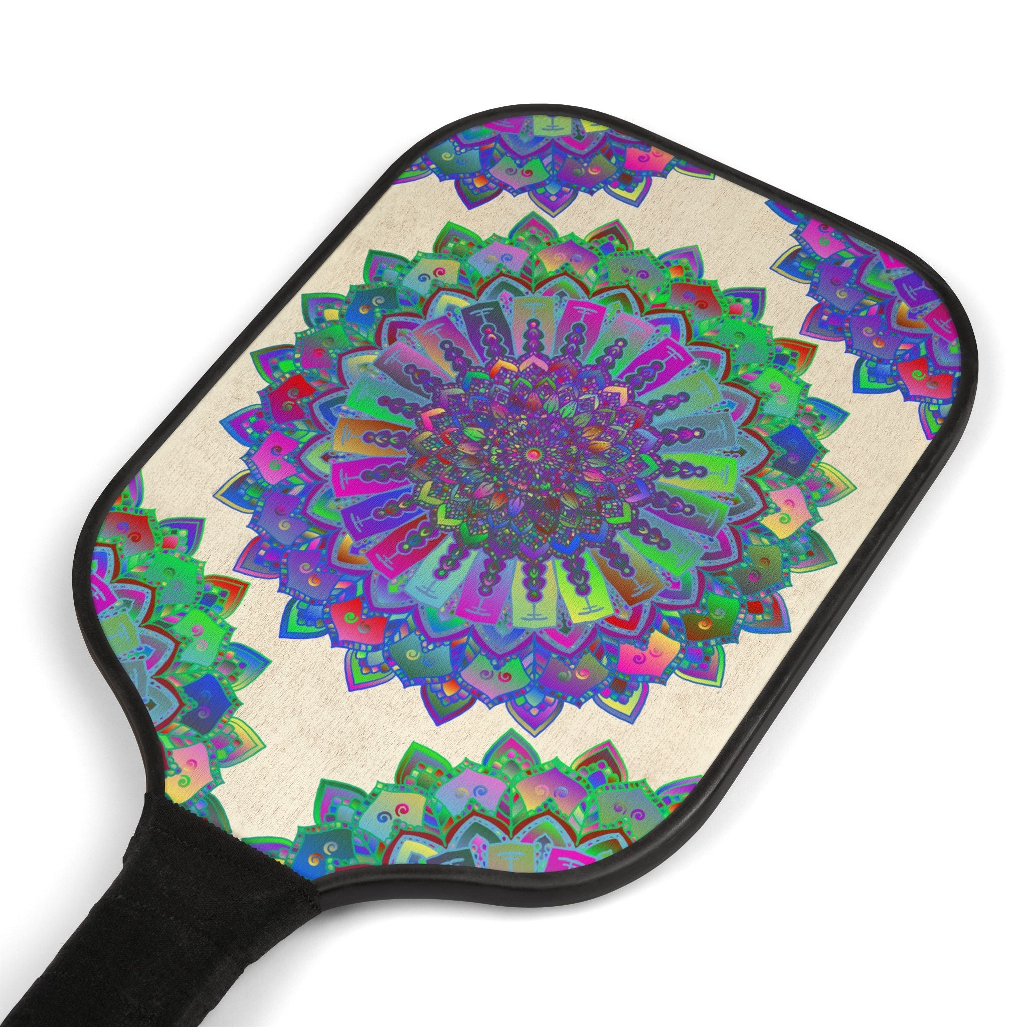Vibrant Mandala Pickleball Set Accessories - Blululi