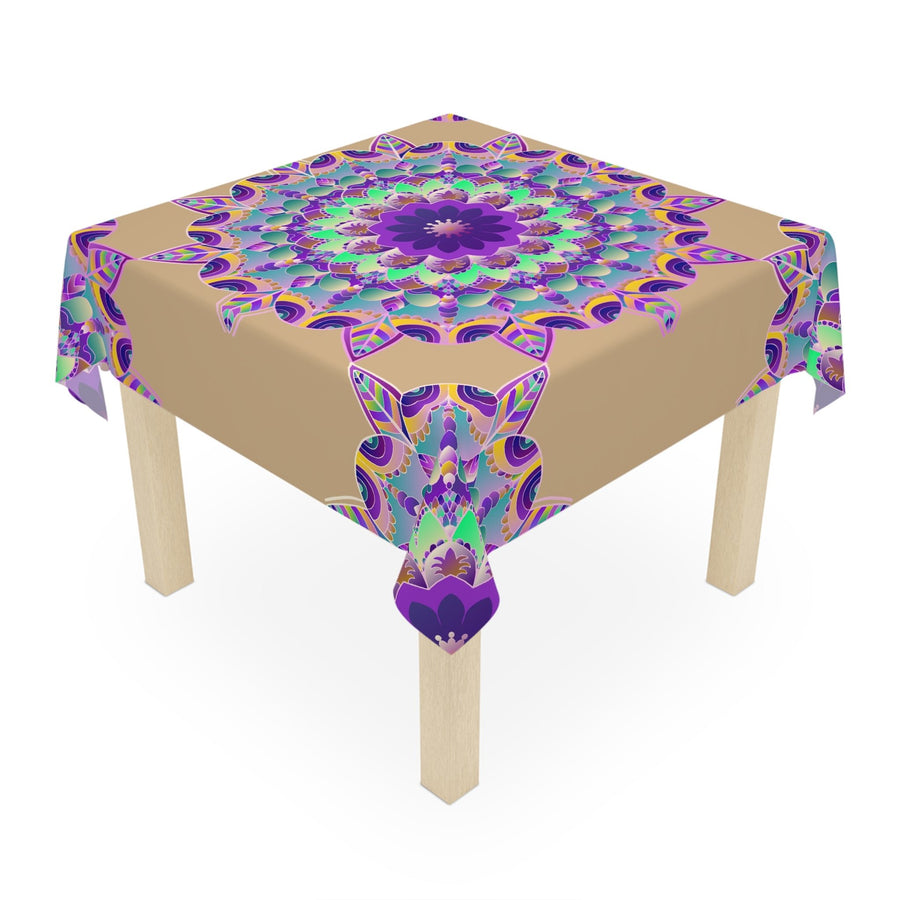 Vibrant Mandala Tablecloth - Sand Art Decor Home Decor - Blululi
