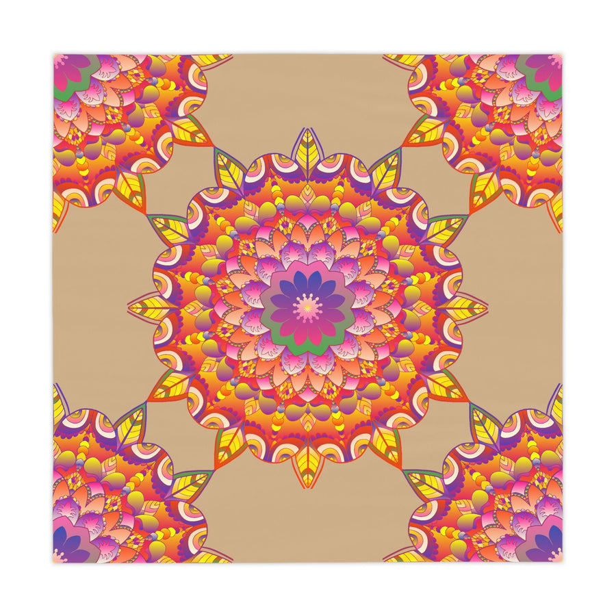 Vibrant Mandala Tablecloth - Sand Art Decor Home Decor - Blululi