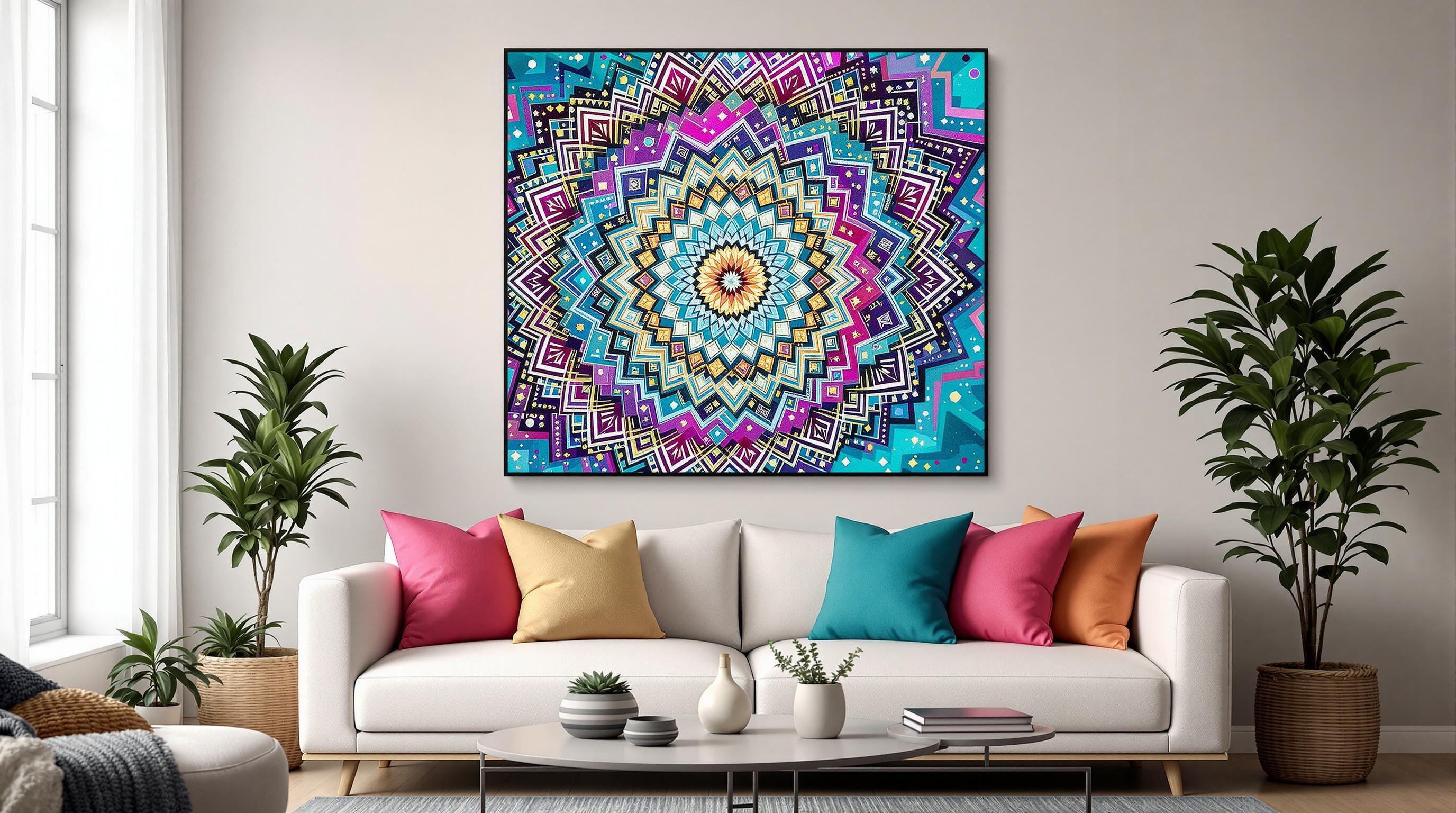 7 Ways to Style Mandala Wall Art in Your Home