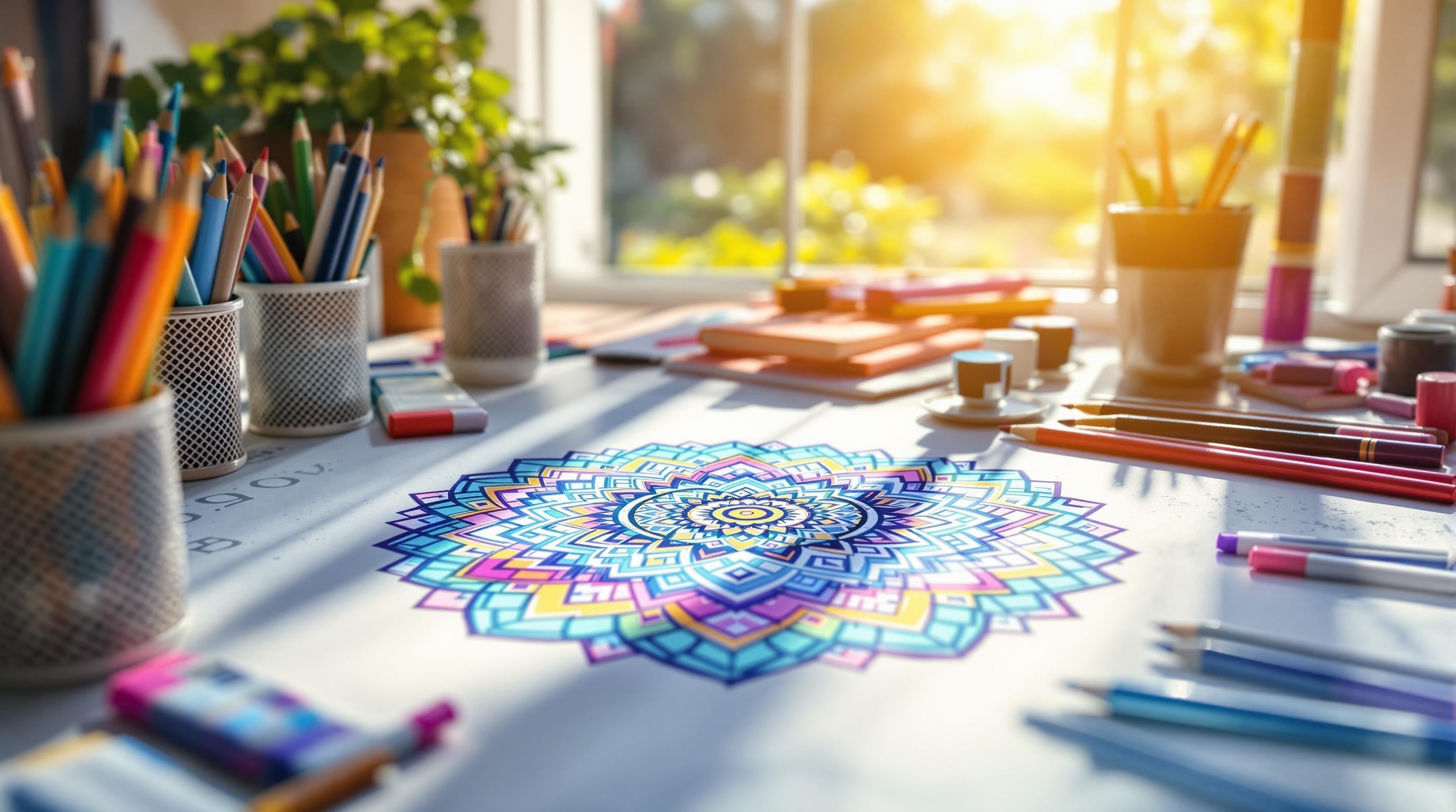 Mandala Art for Stress Relief and Energy Balance