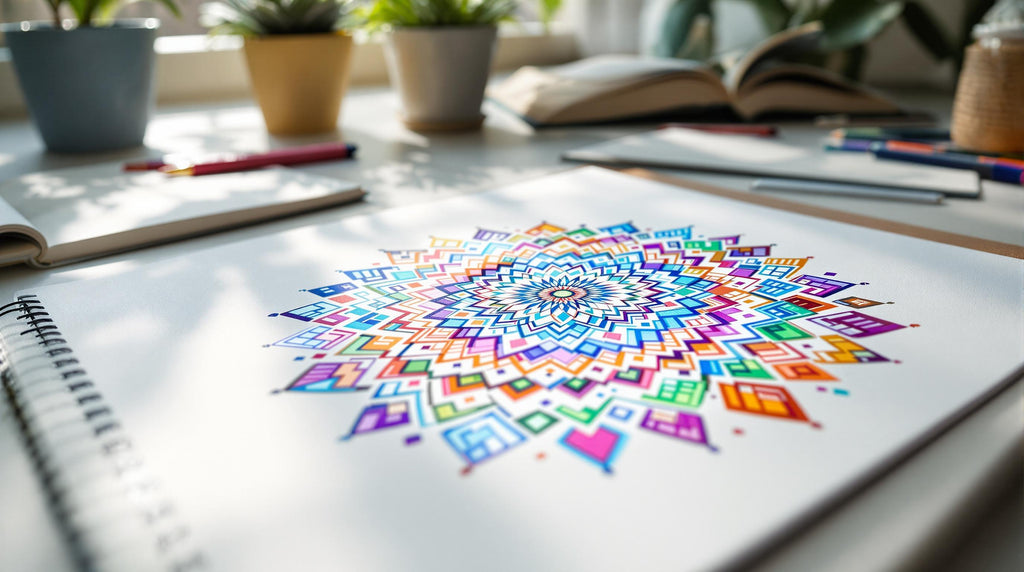 5 Schritte, um mit dem täglichen Mandala-Zeichnen zu beginnen