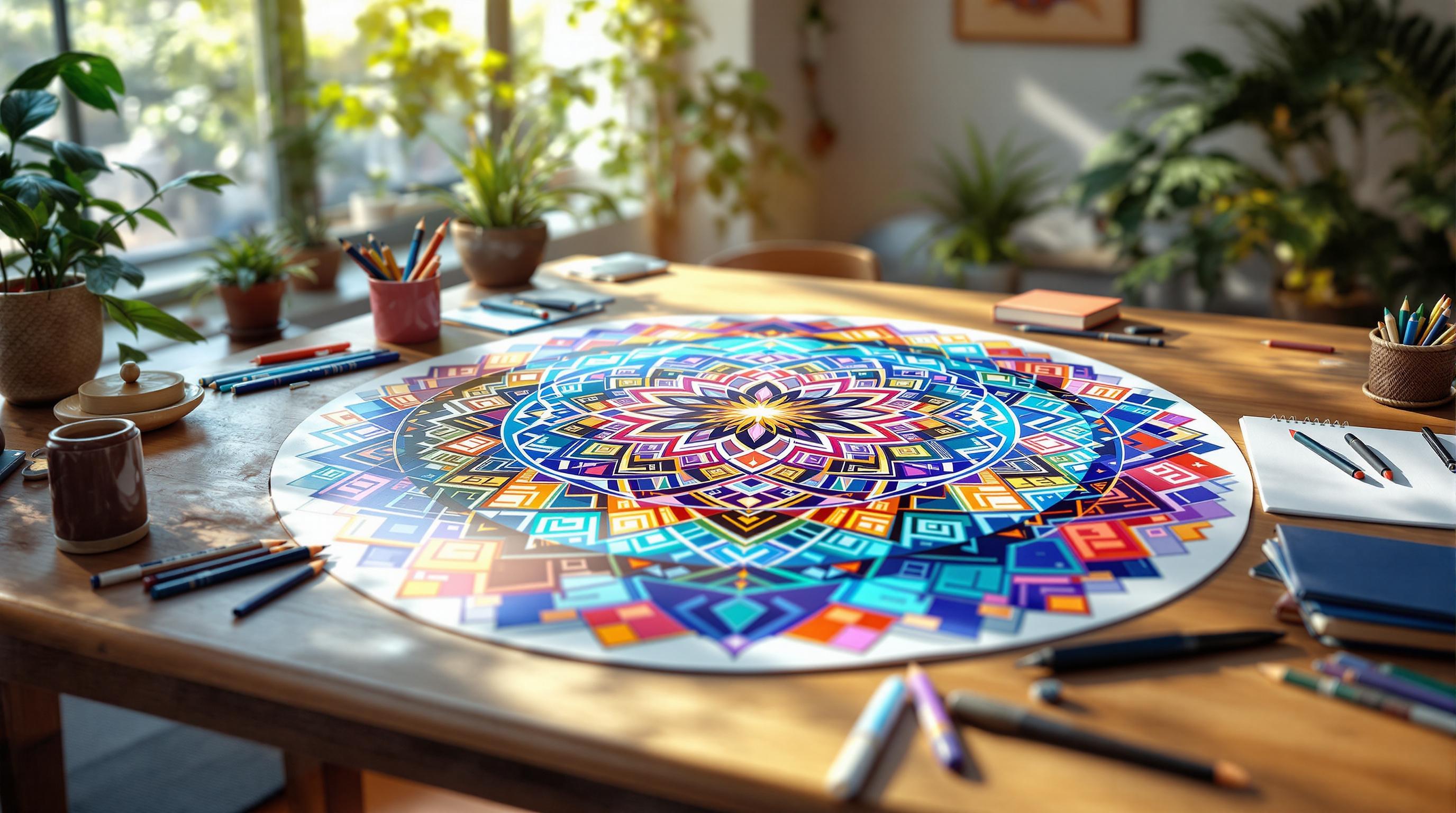 Sacred Geometry in Mandala Art Therapy