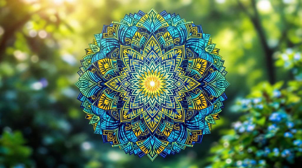 Kreisförmige Energie in der Mandala-Geometrie