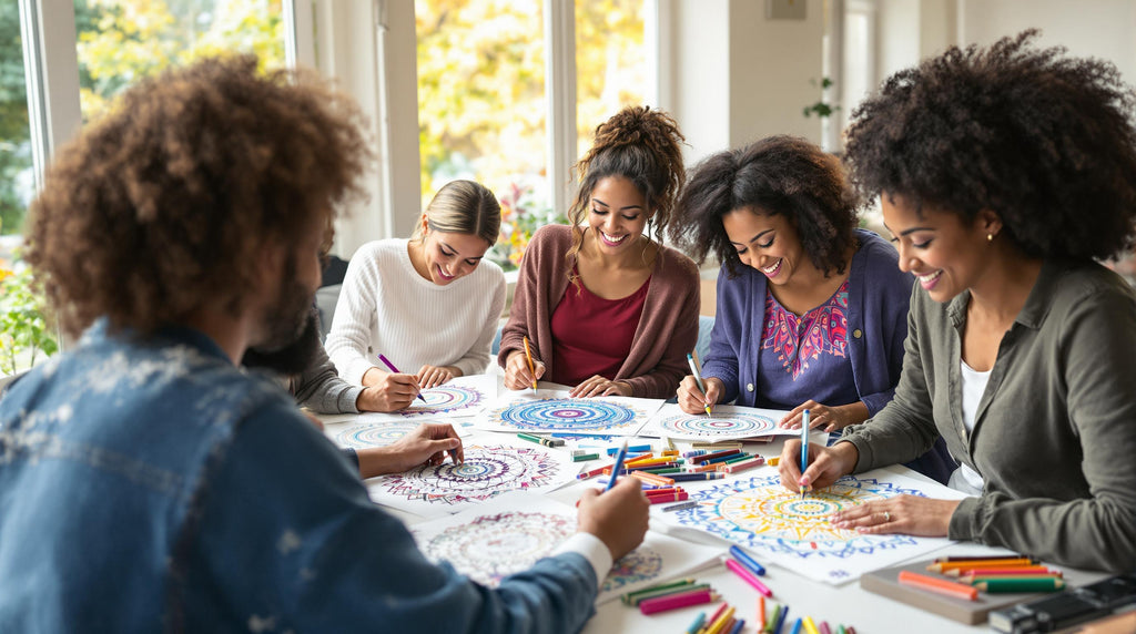 5 Wege, wie Mandalas helfen, Stress abzubauen