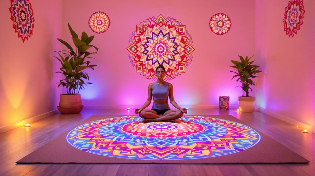 Wie man Mandalas zur geführten Meditation nutzt