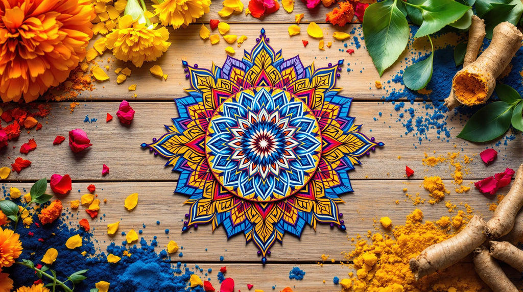 Tinture naturali per l'arte dei mandala: nozioni di base