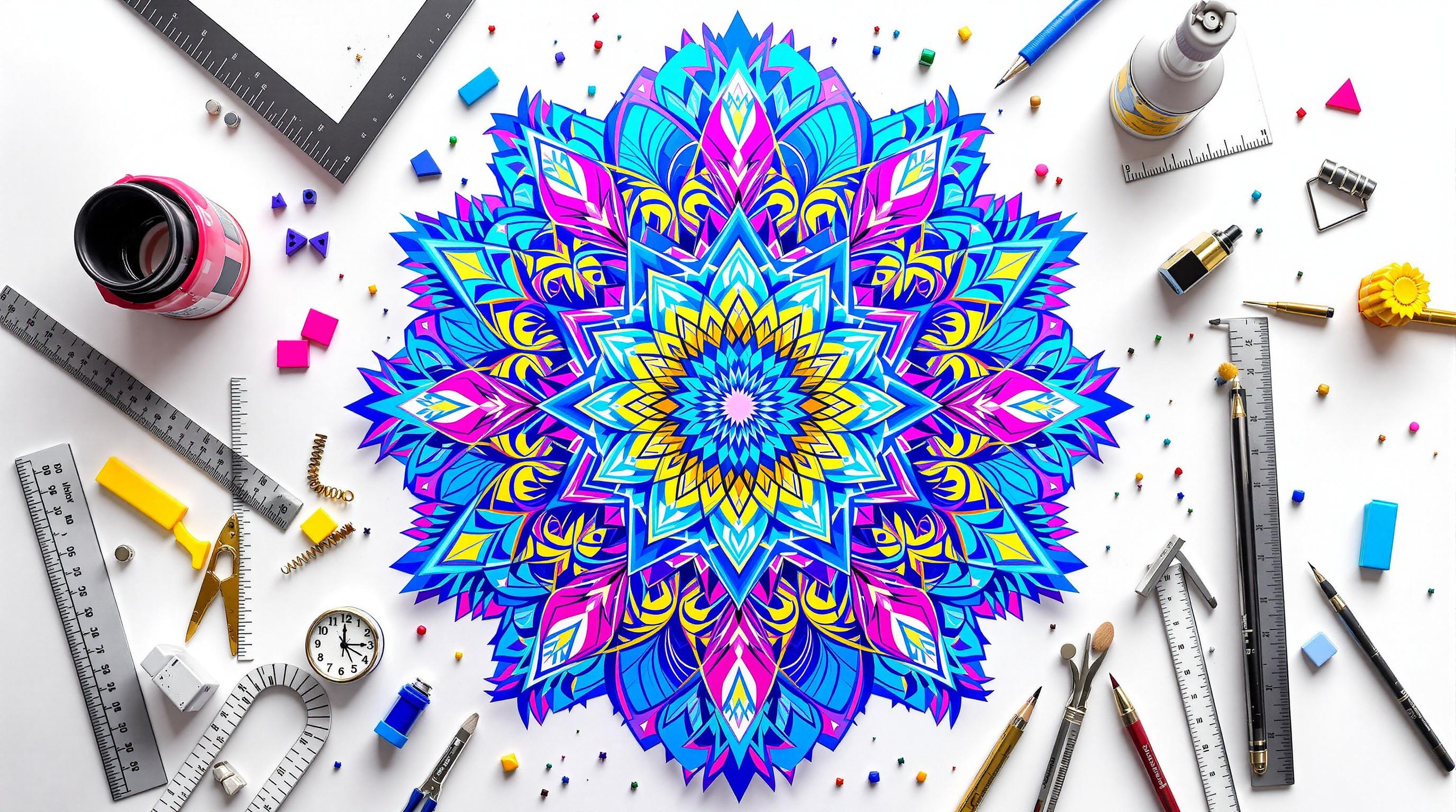 How to Create Digital Mandalas with Symmetry Tools